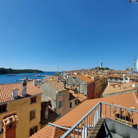 Beautiful Sunsets Over The Roofs Of * Rovinj