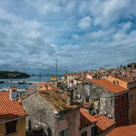 Beautiful Sunsets Over The Roofs Of * Rovinj
